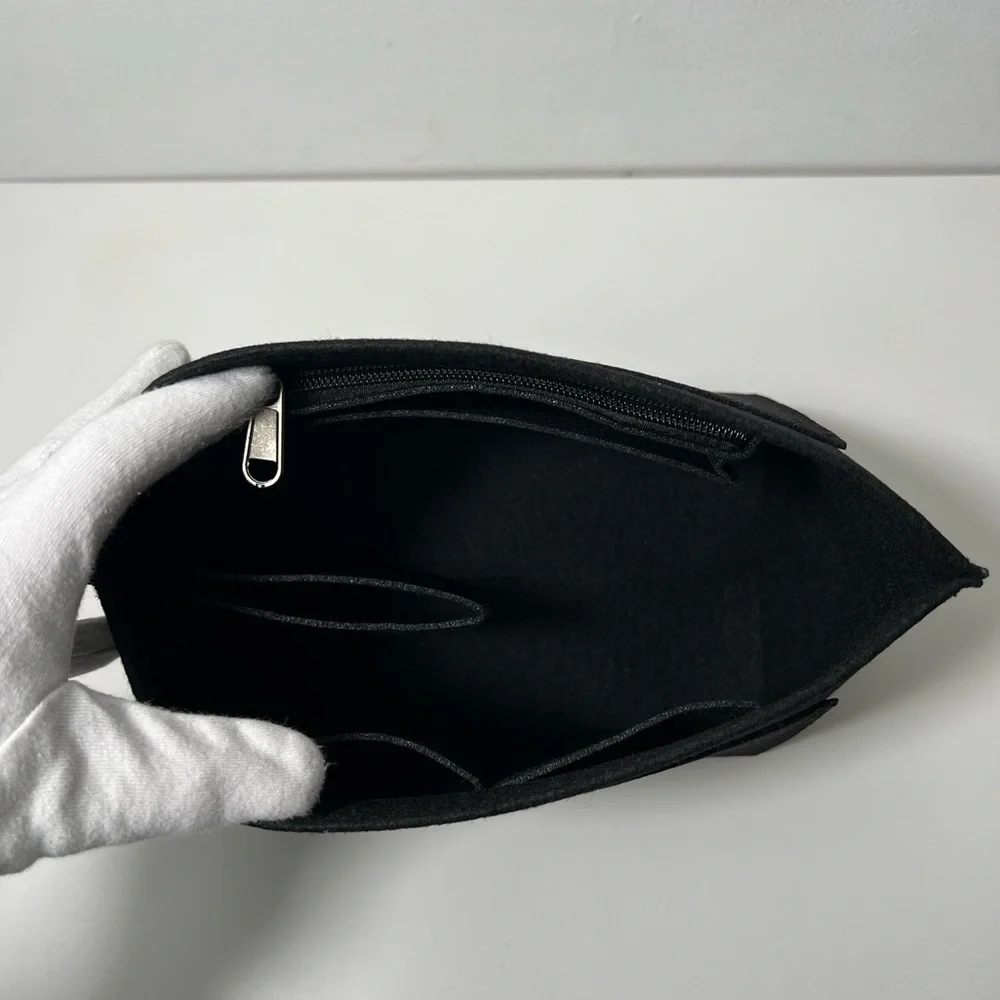 Longchamp Small Le Pliage Pouch Purse Felt Handbag Bag Insert Organizer